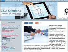 Tablet Screenshot of cda-solutions.com